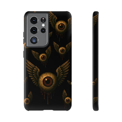 WINGS OF THE WATCHER – Impact-Resistant Tough Phone Case for iPhone, Google, & Samsung | NecroGrip