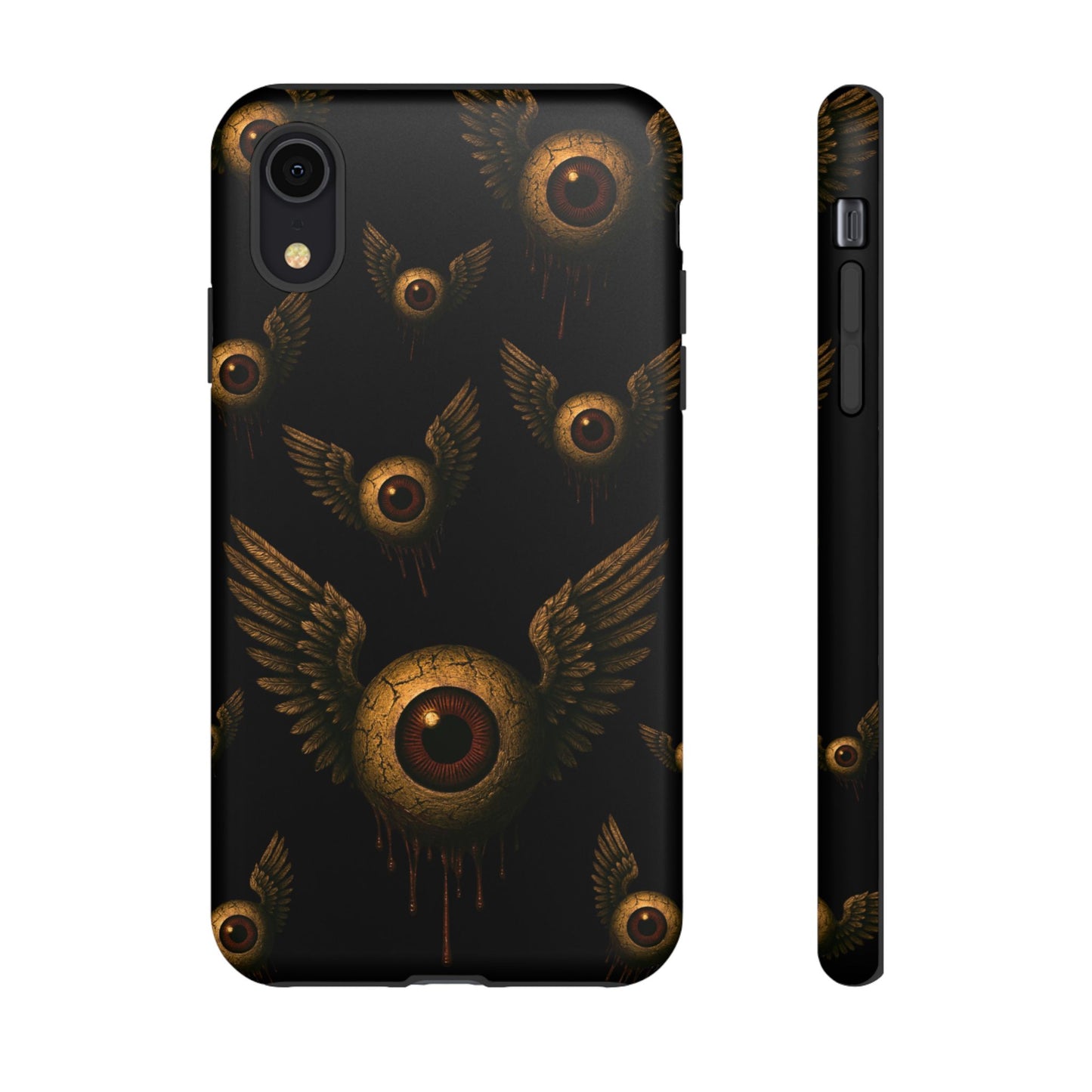 WINGS OF THE WATCHER – Impact-Resistant Tough Phone Case for iPhone, Google, & Samsung | NecroGrip