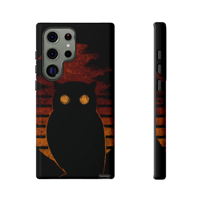 Sunset Surveillance – Impact-Resistant Tough Phone Case for iPhone, Samsung, & Google | NecroGrip