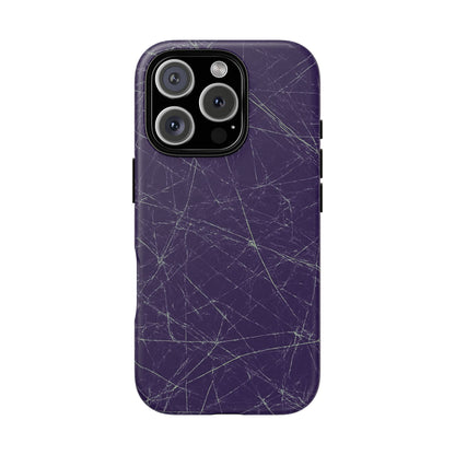 Fragmented impact-resistant phone case with cracked-glass design by NecroGrip.