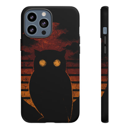 Sunset Surveillance – Impact-Resistant Tough Phone Case for iPhone, Samsung, & Google | NecroGrip