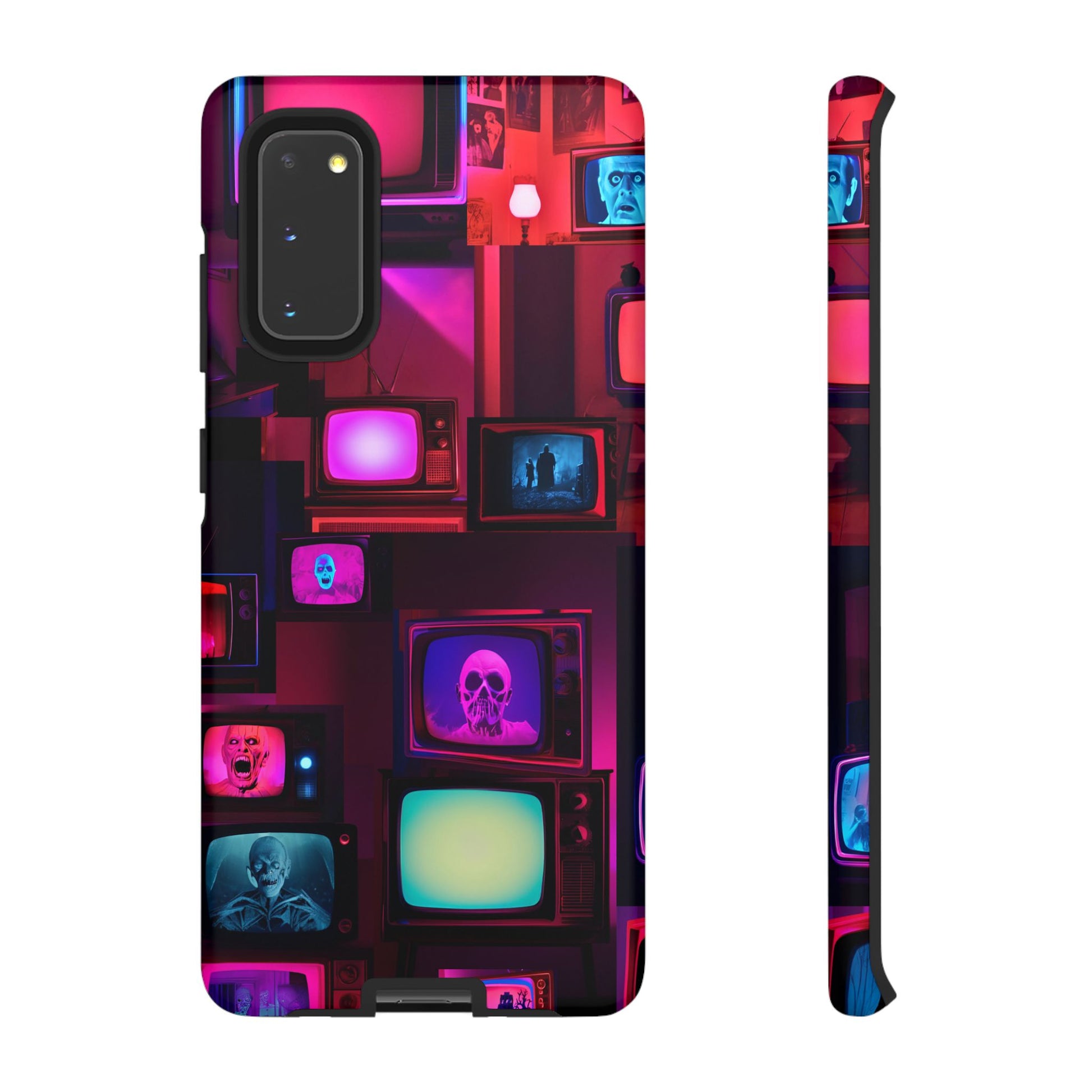 Haunted Broadcast – Glowing Television Tough Case - NecroGrip 