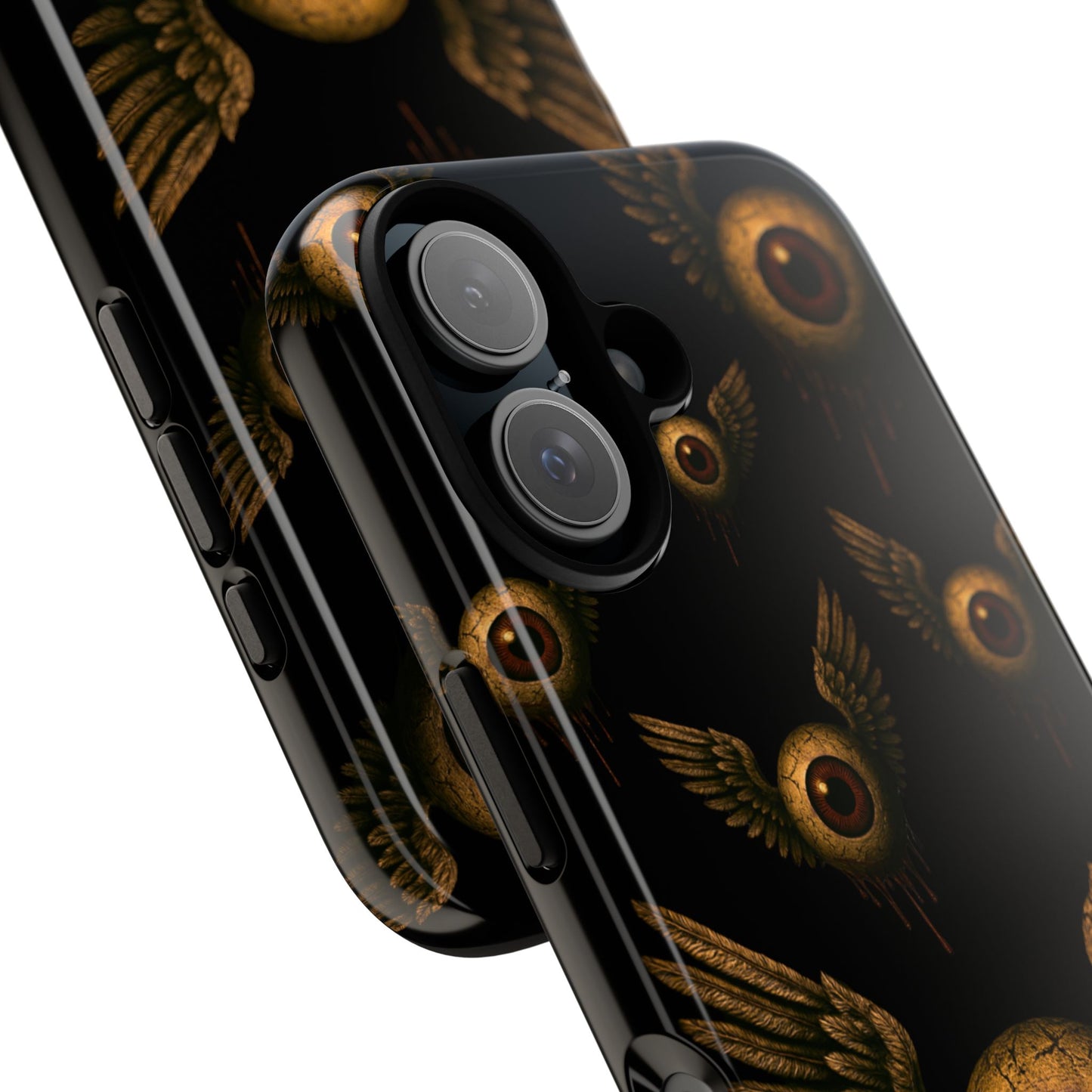 WINGS OF THE WATCHER – Impact-Resistant Tough Phone Case for iPhone, Google, & Samsung | NecroGrip