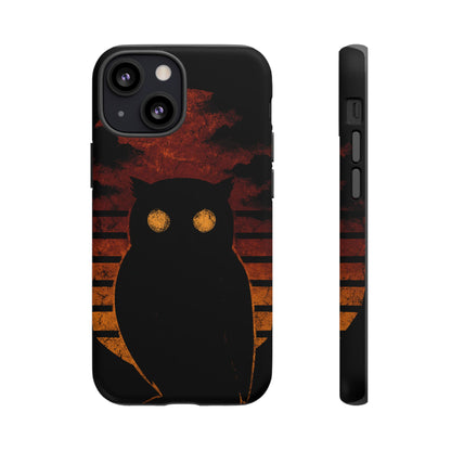 Sunset Surveillance – Impact-Resistant Tough Phone Case for iPhone, Samsung, & Google | NecroGrip