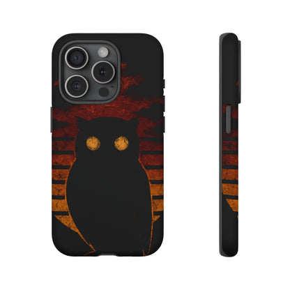 Sunset Surveillance – Impact-Resistant Tough Phone Case for iPhone, Samsung, & Google | NecroGrip