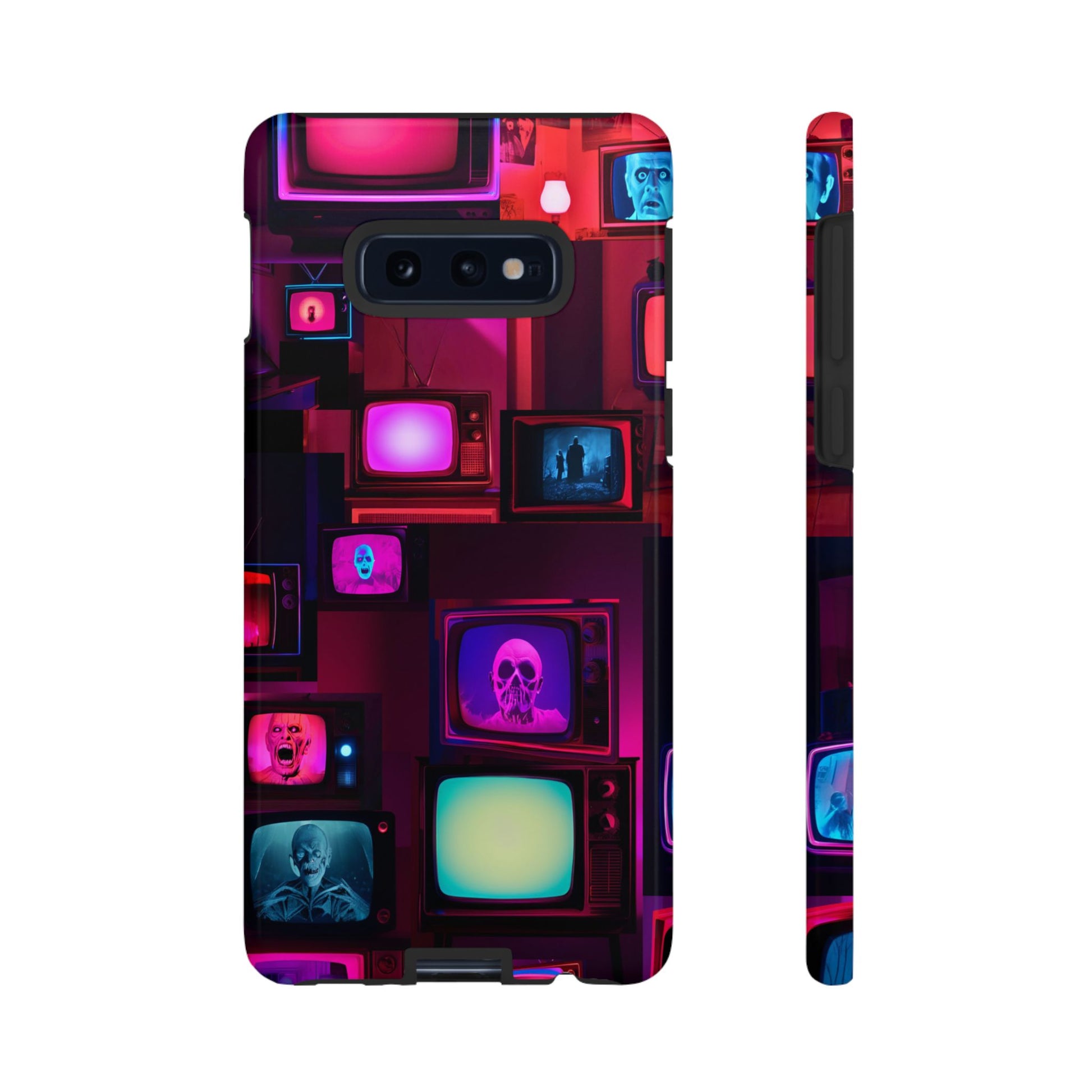 Haunted Broadcast – Glowing Television Tough Case - NecroGrip 