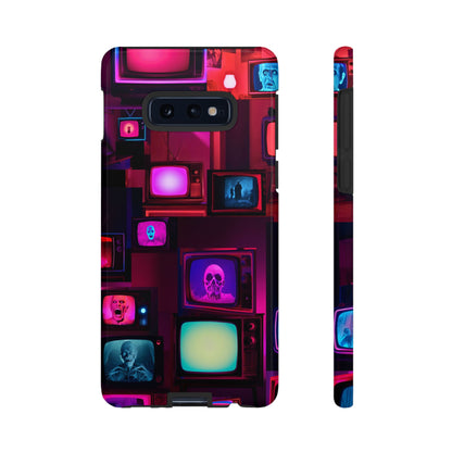 Haunted Broadcast – Glowing Television Tough Case - NecroGrip 