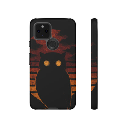 Sunset Surveillance – Impact-Resistant Tough Phone Case for iPhone, Samsung, & Google | NecroGrip