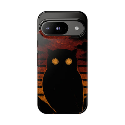 Sunset Surveillance – Impact-Resistant Tough Phone Case for iPhone, Samsung, & Google | NecroGrip