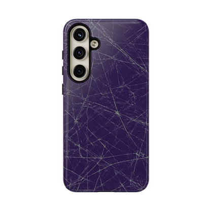 Fragmented impact-resistant phone case with cracked-glass design by NecroGrip.
