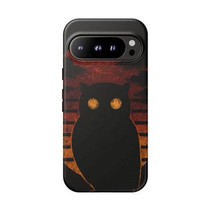Sunset Surveillance – Impact-Resistant Tough Phone Case for iPhone, Samsung, & Google | NecroGrip
