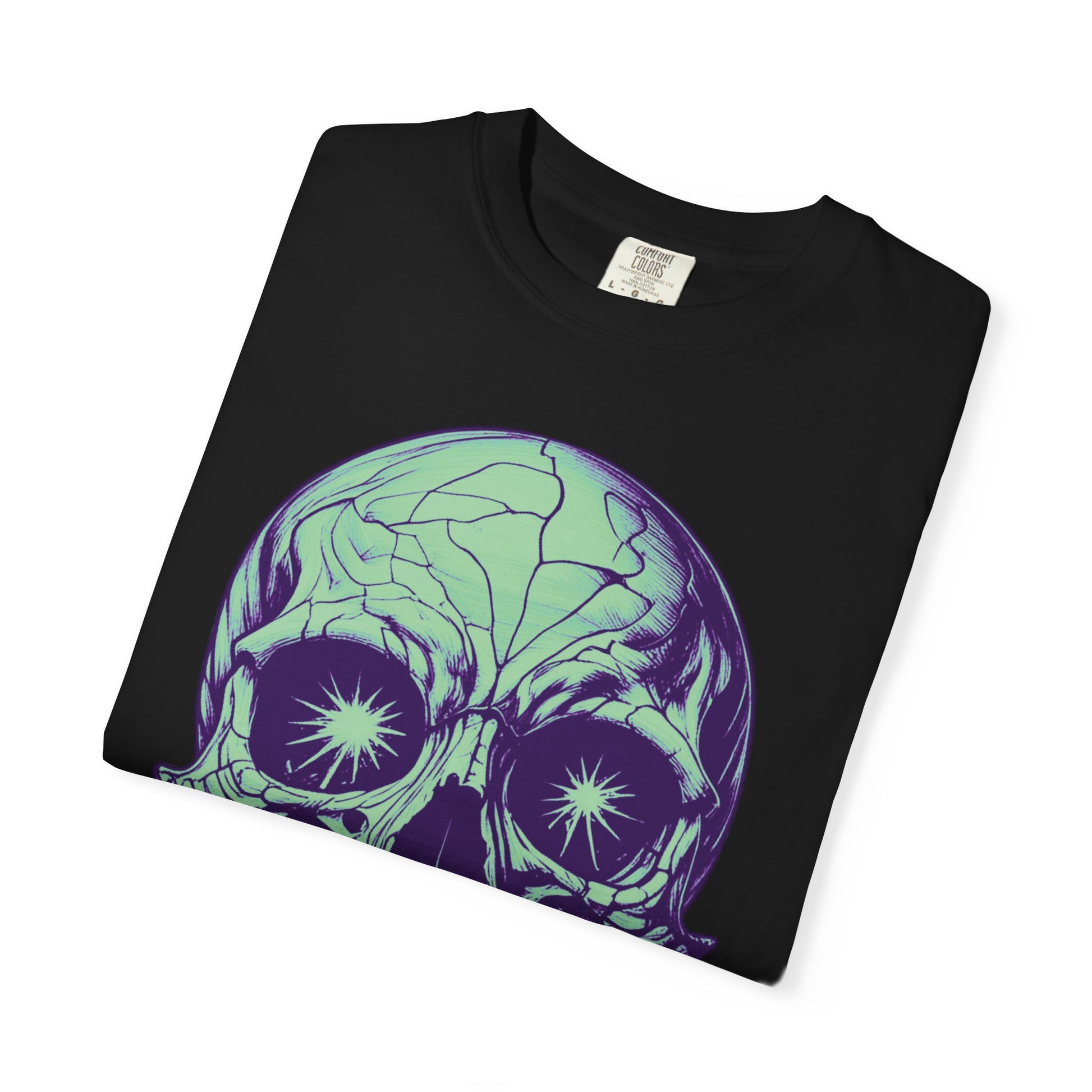 Starry Eyed Skull T-Shirt - NecroGrip 