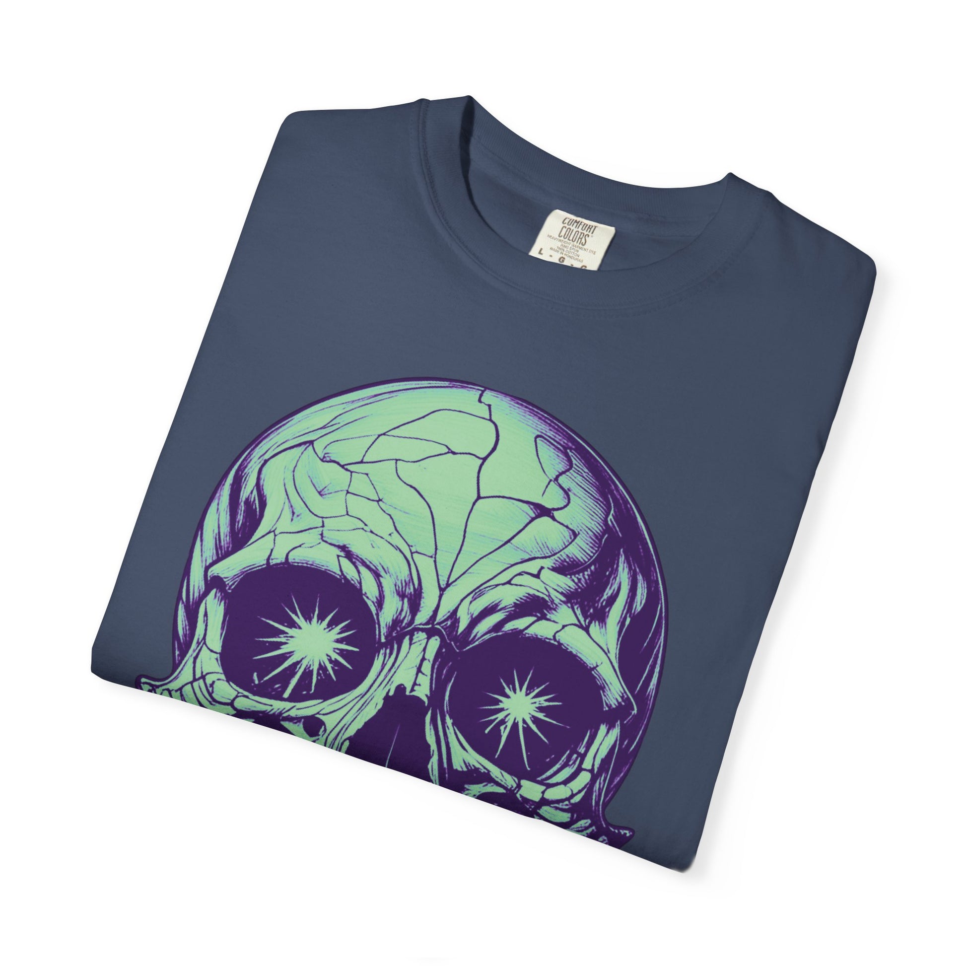 Starry Eyed Skull T-Shirt - NecroGrip 