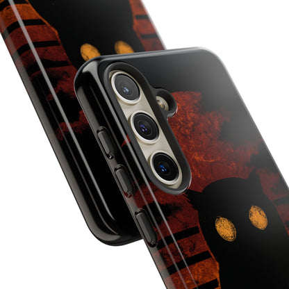 Sunset Surveillance – Impact-Resistant Tough Phone Case for iPhone, Samsung, & Google | NecroGrip