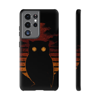Sunset Surveillance – Impact-Resistant Tough Phone Case for iPhone, Samsung, & Google | NecroGrip