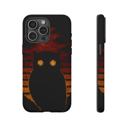 Sunset Surveillance – Impact-Resistant Tough Phone Case for iPhone, Samsung, & Google | NecroGrip