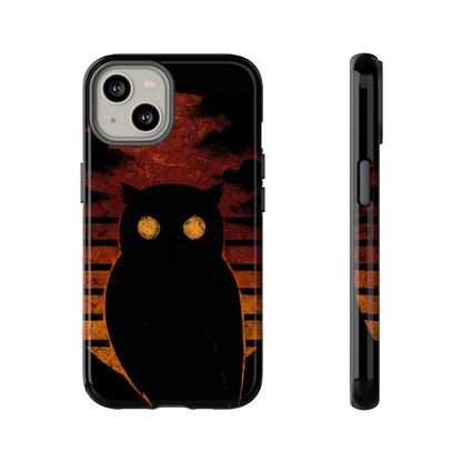 Sunset Surveillance – Impact-Resistant Tough Phone Case for iPhone, Samsung, & Google | NecroGrip