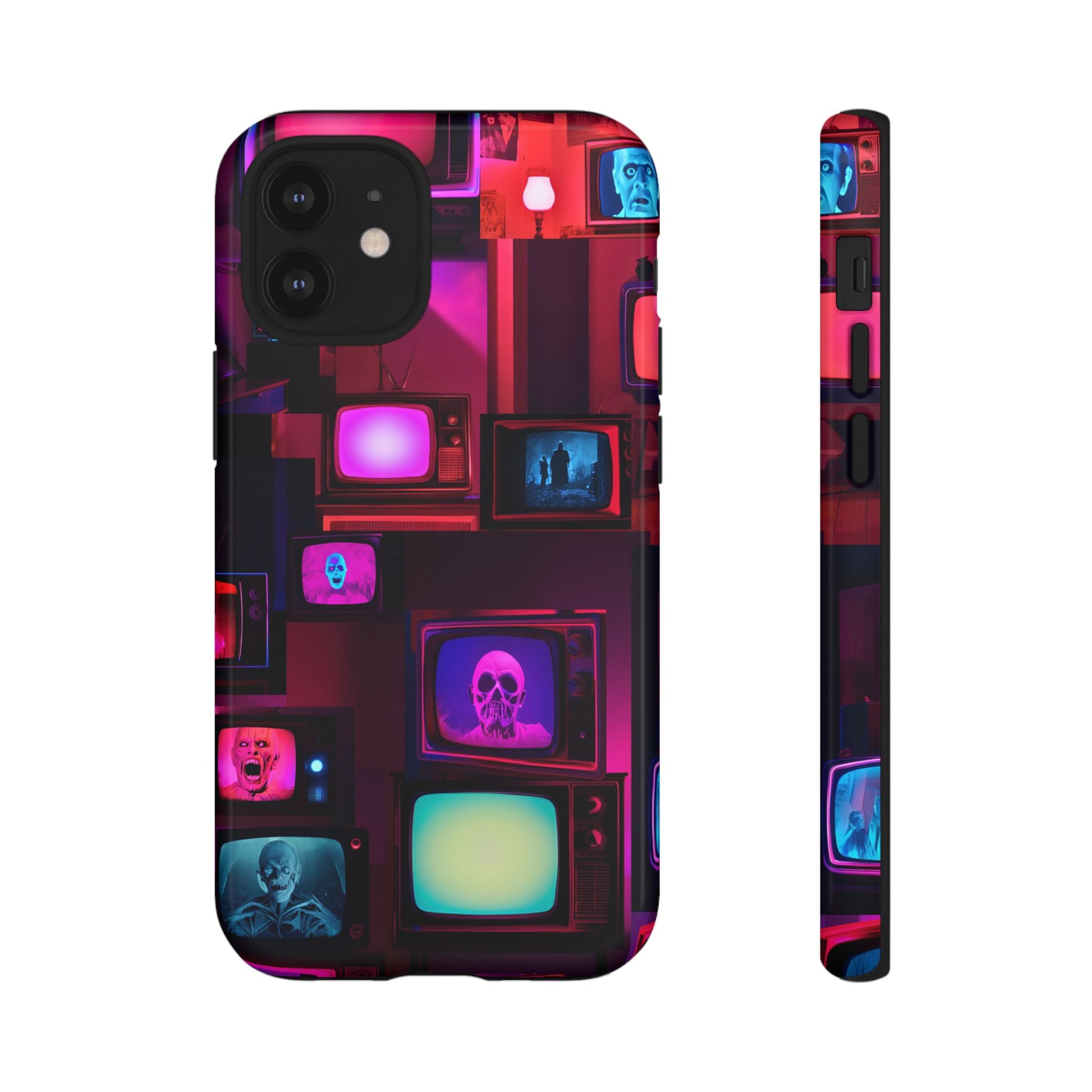 Haunted Broadcast – Glowing Television Tough Case - NecroGrip 