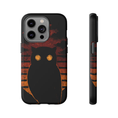 Sunset Surveillance – Impact-Resistant Tough Phone Case for iPhone, Samsung, & Google | NecroGrip