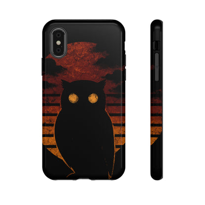 Sunset Surveillance – Impact-Resistant Tough Phone Case for iPhone, Samsung, & Google | NecroGrip