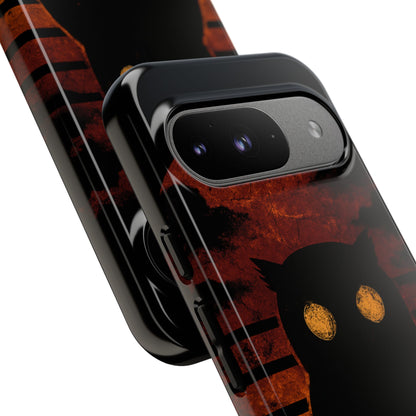 Sunset Surveillance – Impact-Resistant Tough Phone Case for iPhone, Samsung, & Google | NecroGrip