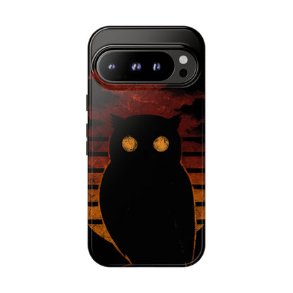 Sunset Surveillance – Impact-Resistant Tough Phone Case for iPhone, Samsung, & Google | NecroGrip
