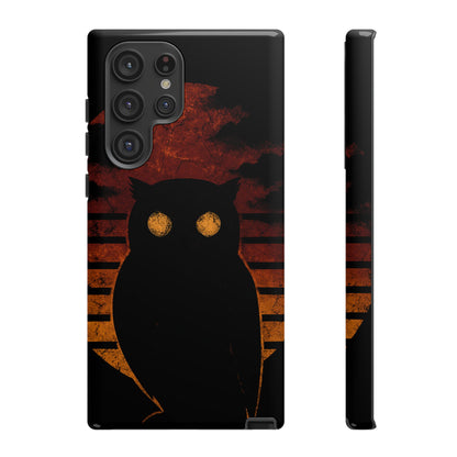 Sunset Surveillance – Impact-Resistant Tough Phone Case for iPhone, Samsung, & Google | NecroGrip