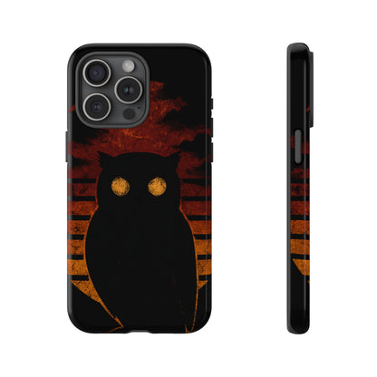 Sunset Surveillance – Impact-Resistant Tough Phone Case for iPhone, Samsung, & Google | NecroGrip