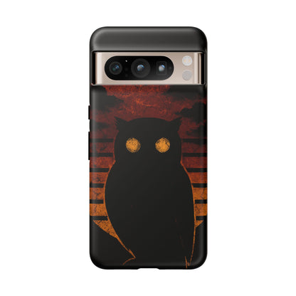 Sunset Surveillance – Impact-Resistant Tough Phone Case for iPhone, Samsung, & Google | NecroGrip