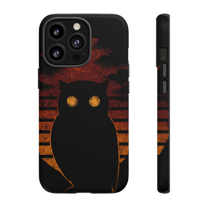 Sunset Surveillance – Impact-Resistant Tough Phone Case for iPhone, Samsung, & Google | NecroGrip