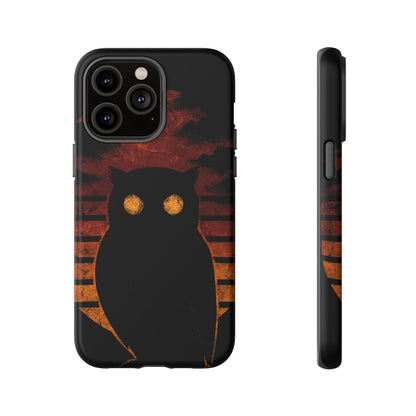 Sunset Surveillance – Impact-Resistant Tough Phone Case for iPhone, Samsung, & Google | NecroGrip