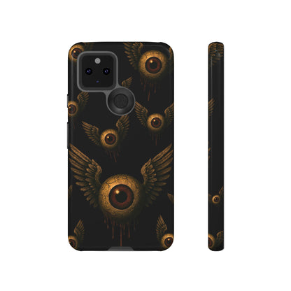 WINGS OF THE WATCHER – Impact-Resistant Tough Phone Case for iPhone, Google, & Samsung | NecroGrip