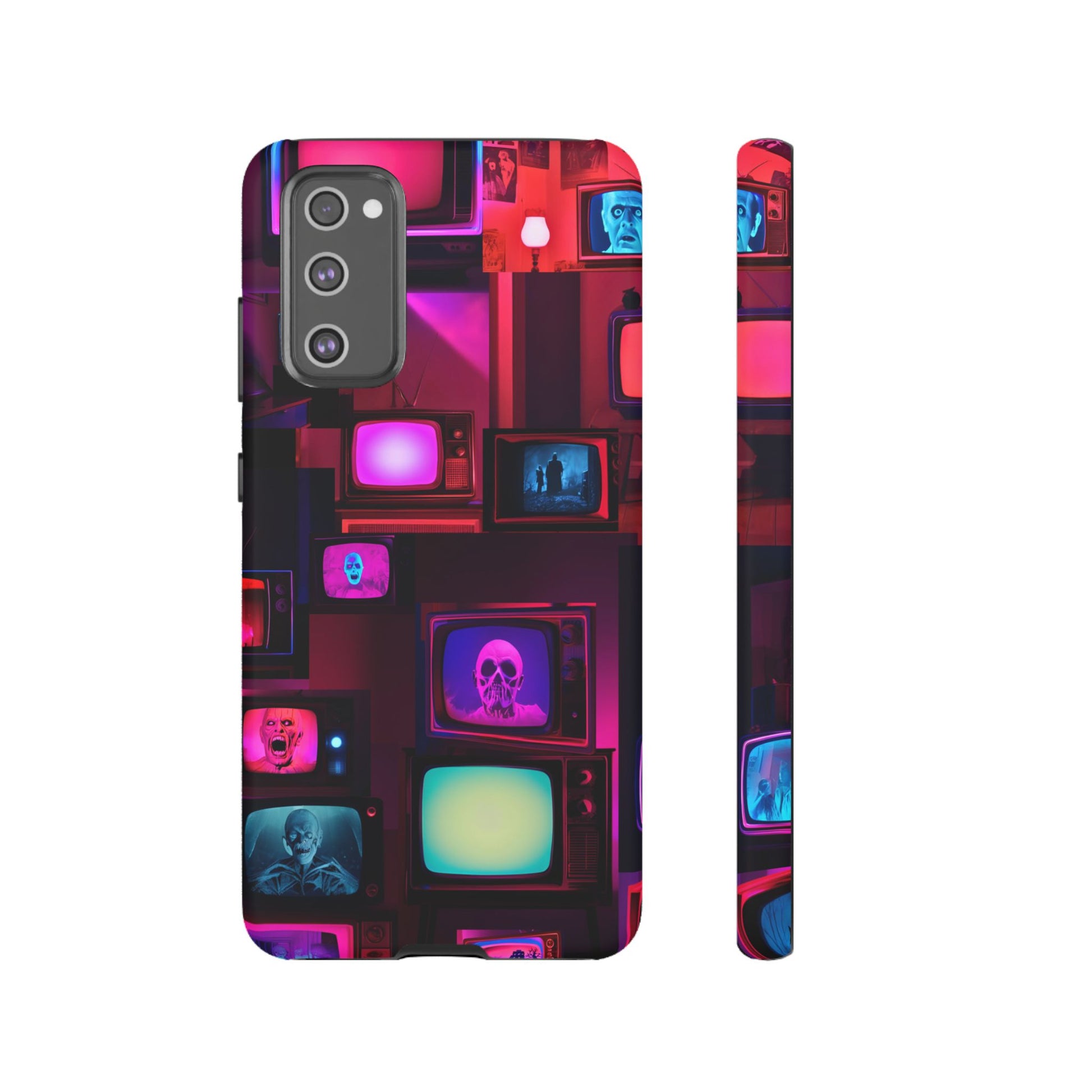 Haunted Broadcast – Glowing Television Tough Case - NecroGrip 