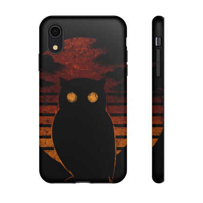 Sunset Surveillance – Impact-Resistant Tough Phone Case for iPhone, Samsung, & Google | NecroGrip