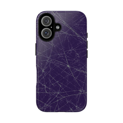 Fragmented impact-resistant phone case with cracked-glass design by NecroGrip.