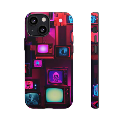 Haunted Broadcast – Glowing Television Tough Case - NecroGrip 