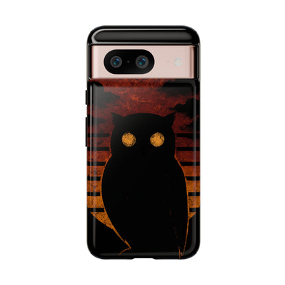 Sunset Surveillance – Impact-Resistant Tough Phone Case for iPhone, Samsung, & Google | NecroGrip