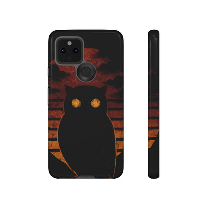 Sunset Surveillance – Impact-Resistant Tough Phone Case for iPhone, Samsung, & Google | NecroGrip