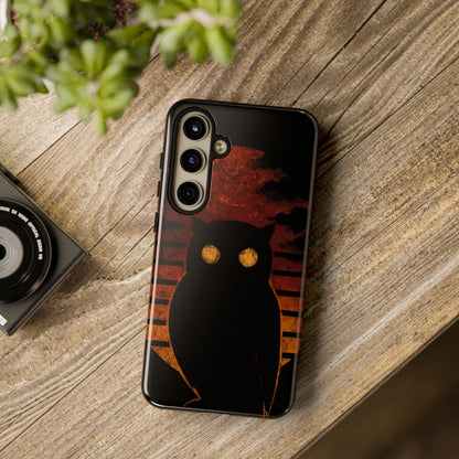 Sunset Surveillance – Impact-Resistant Tough Phone Case for iPhone, Samsung, & Google | NecroGrip