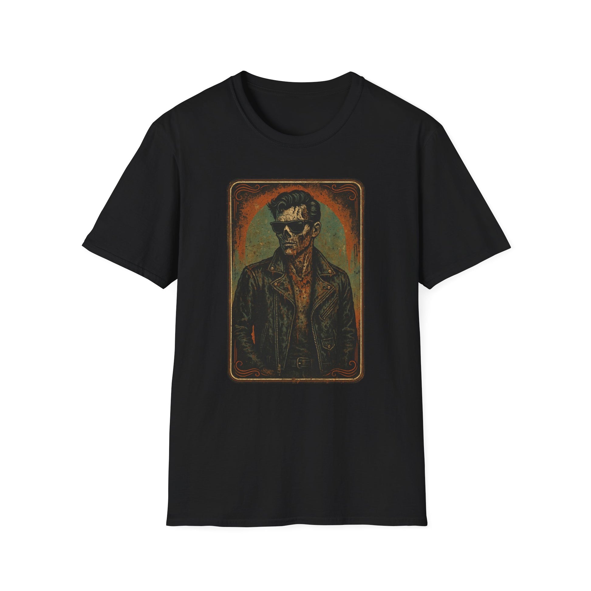 Dead Cool - Vintage Horror Skull T-shirt - NecroGrip 
