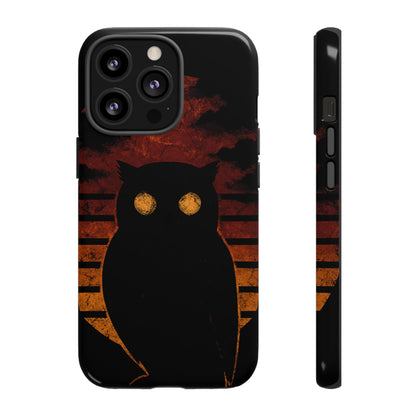Sunset Surveillance – Impact-Resistant Tough Phone Case for iPhone, Samsung, & Google | NecroGrip
