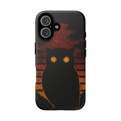 Sunset Surveillance – Impact-Resistant Tough Phone Case for iPhone, Samsung, & Google | NecroGrip