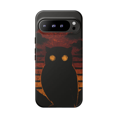 Sunset Surveillance – Impact-Resistant Tough Phone Case for iPhone, Samsung, & Google | NecroGrip