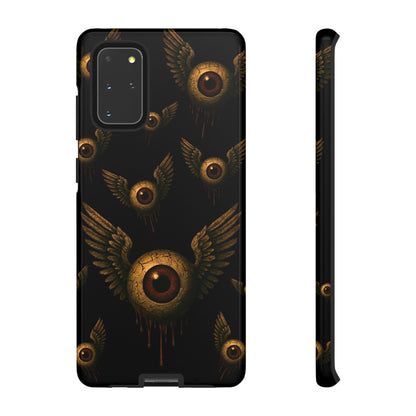 WINGS OF THE WATCHER – Impact-Resistant Tough Phone Case for iPhone, Google, & Samsung | NecroGrip