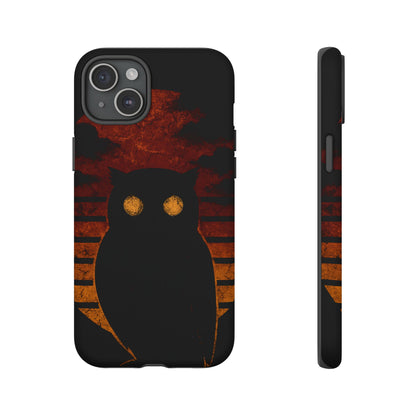 Sunset Surveillance – Impact-Resistant Tough Phone Case for iPhone, Samsung, & Google | NecroGrip