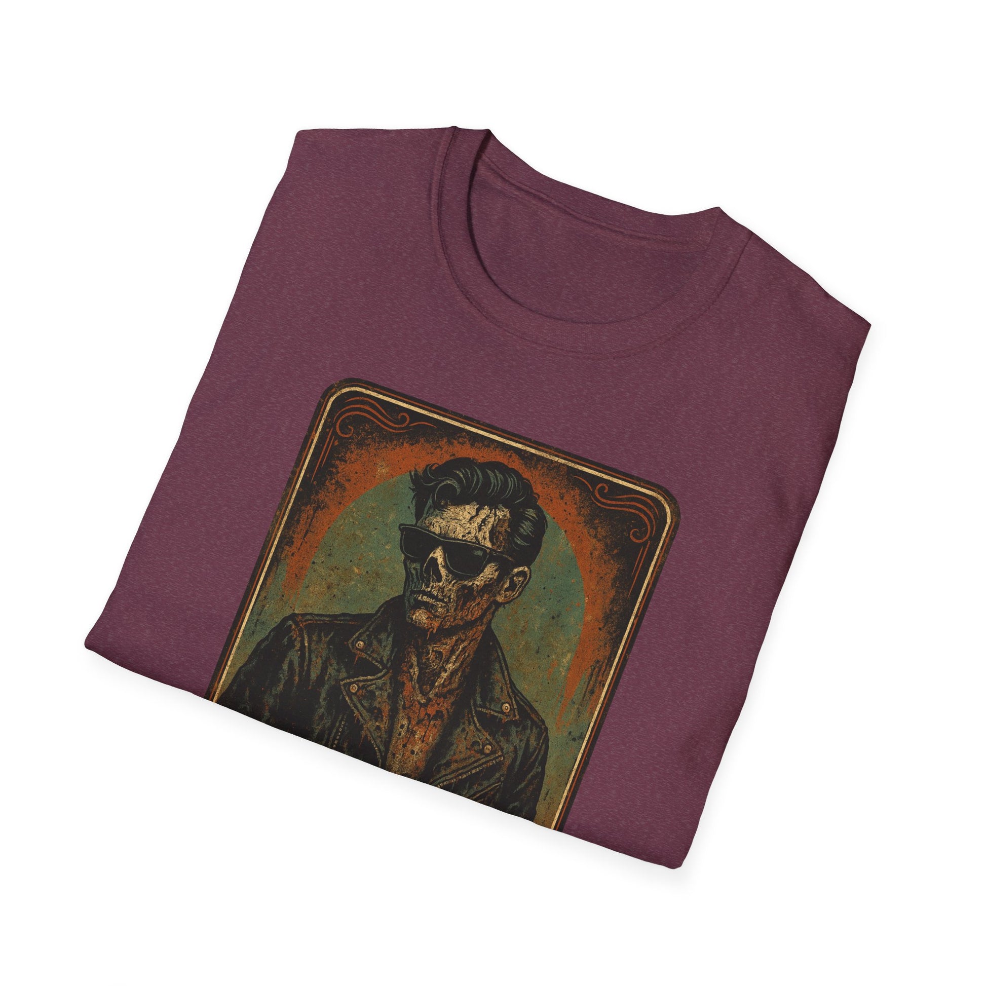 Dead Cool - Vintage Horror Skull T-shirt - NecroGrip 