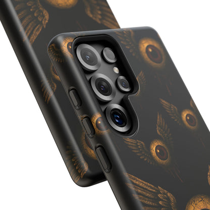WINGS OF THE WATCHER – Impact-Resistant Tough Phone Case for iPhone, Google, & Samsung | NecroGrip