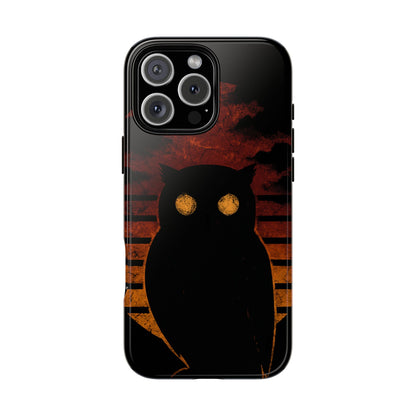 Sunset Surveillance – Impact-Resistant Tough Phone Case for iPhone, Samsung, & Google | NecroGrip