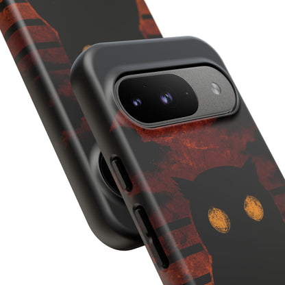 Sunset Surveillance – Impact-Resistant Tough Phone Case for iPhone, Samsung, & Google | NecroGrip