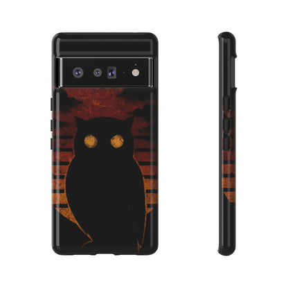 Sunset Surveillance – Impact-Resistant Tough Phone Case for iPhone, Samsung, & Google | NecroGrip